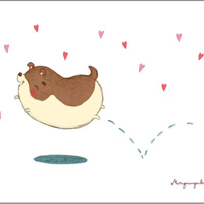 Murupumpula, Happy dog-Onnenkoira postikortti