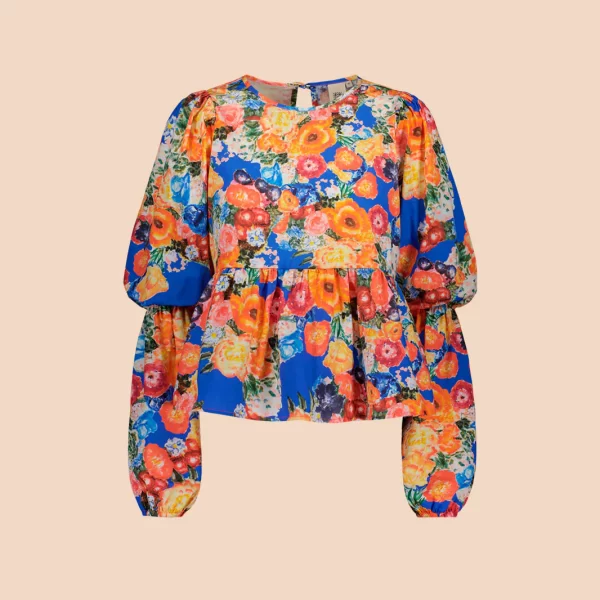 DOUBLE PUFF Blouse, Marigold