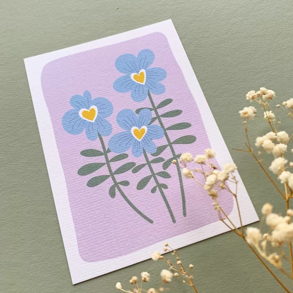 KUKKASET postikortti