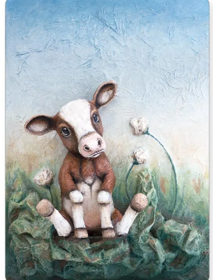 lilli lehmä postikortti