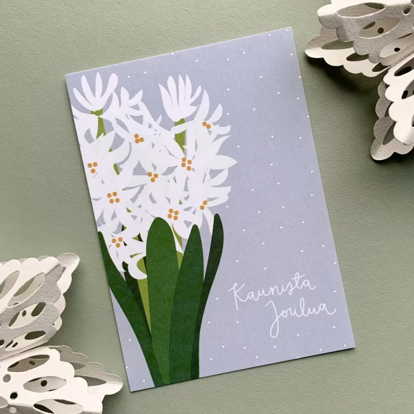 HYASINTTI -joulukortti