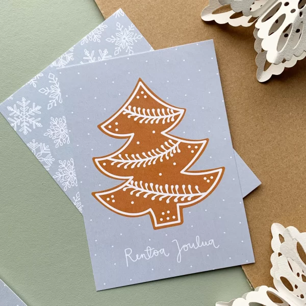 PIPARIKUUSI -joulukortti