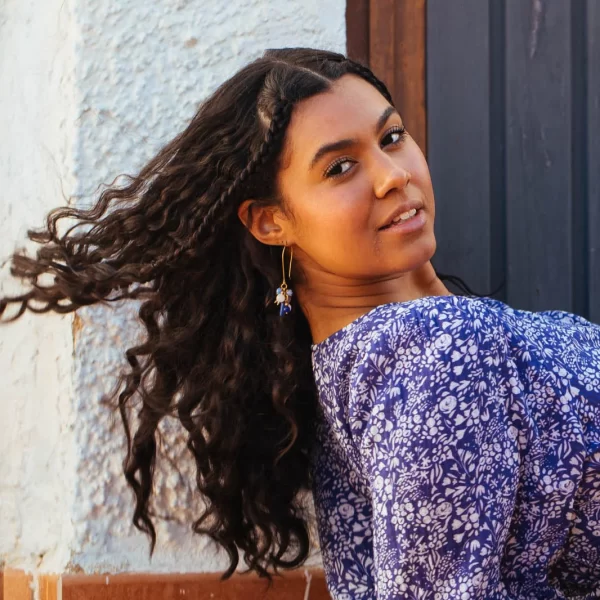 JOY korvakorut, Sininen - Image 3