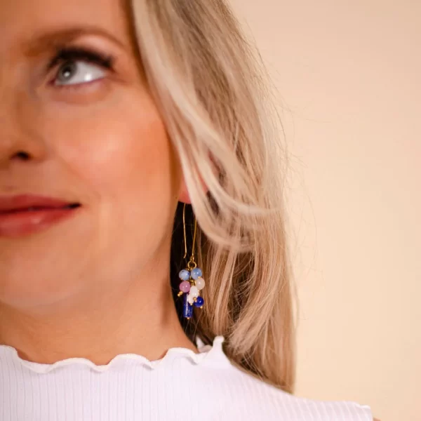 JOY korvakorut, Sininen - Image 2