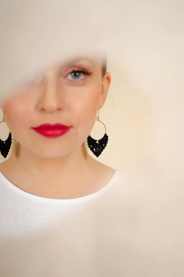 ZOE korvakorut, Musta - Image 2