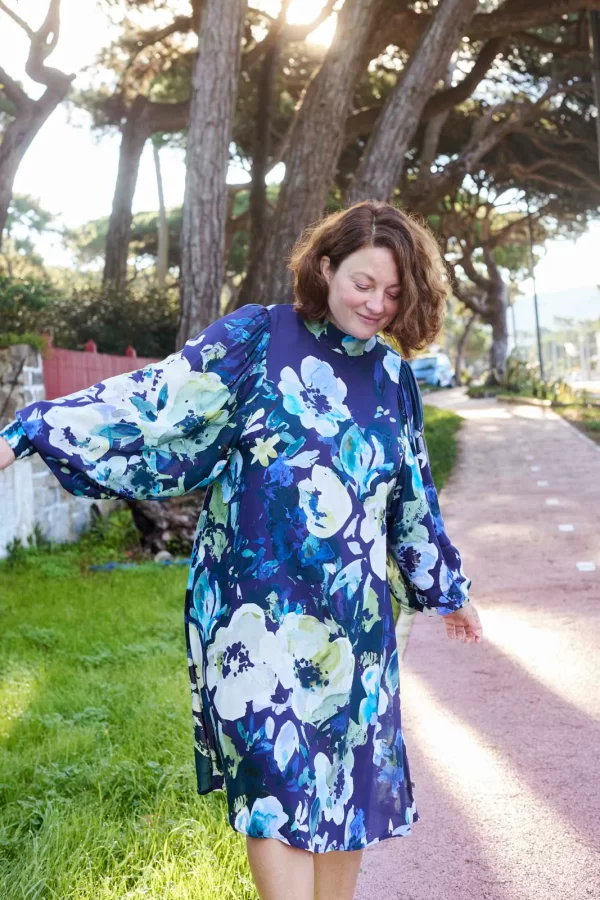 PUFF Dress, Blue Anemone - Image 6