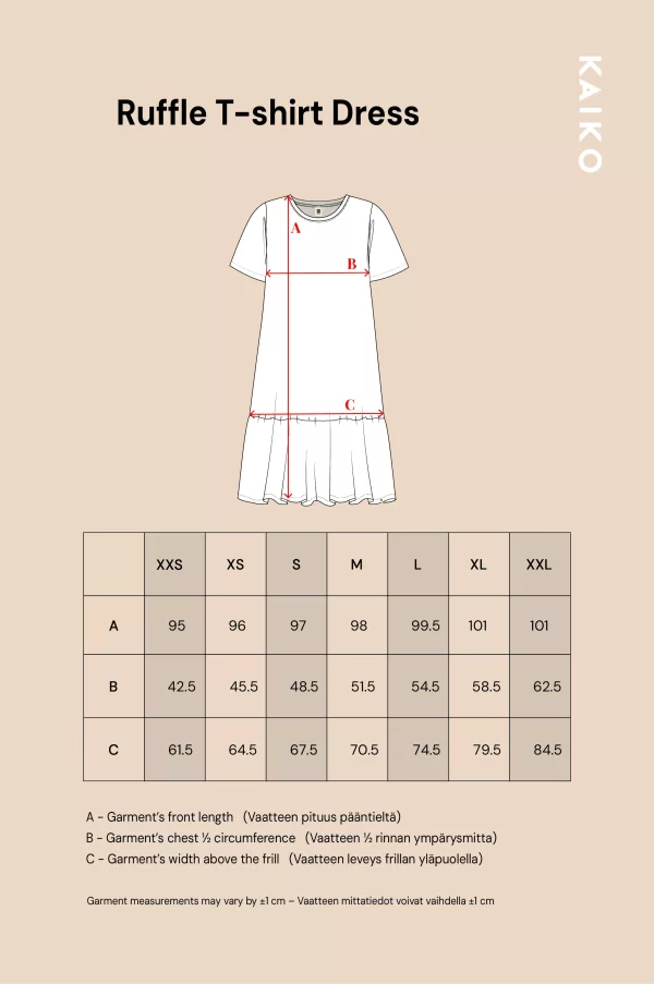 RUFFLE T-shirt Dress, Cherry Blossom - Image 7
