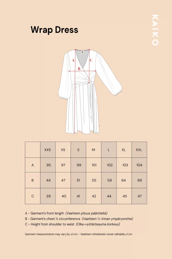 WRAP Mini Dress, Cherry Blossom - Image 7