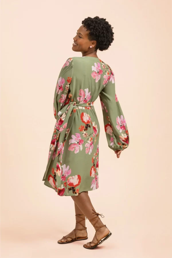 WRAP Mini Dress, Cherry Blossom - Image 4