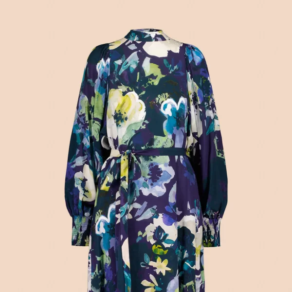 PUFF Dress, Blue Anemone