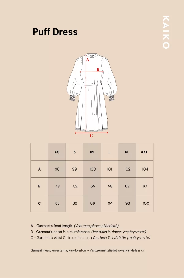 PUFF Dress, Blue Anemone - Image 10