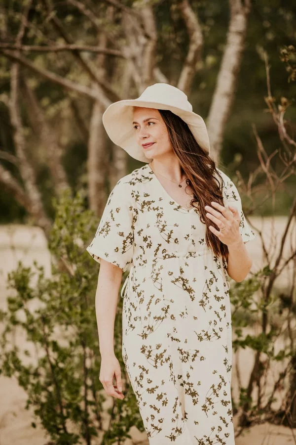 BOHO SUN HAT, Beige - Image 2