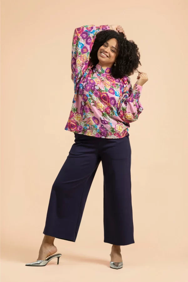 PUFF Blouse, Pink Marigold - Image 2