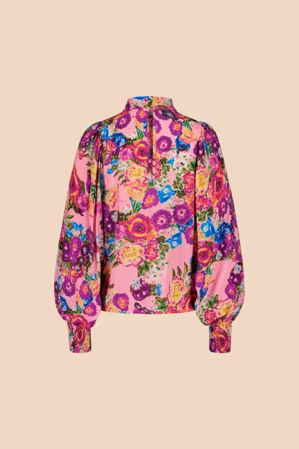 PUFF Blouse, Pink Marigold - Image 4