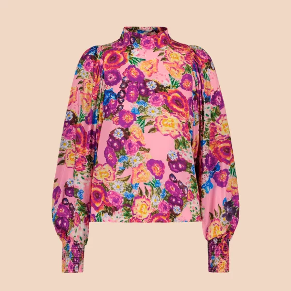 Kaiko Puff Blouse pink Marigold