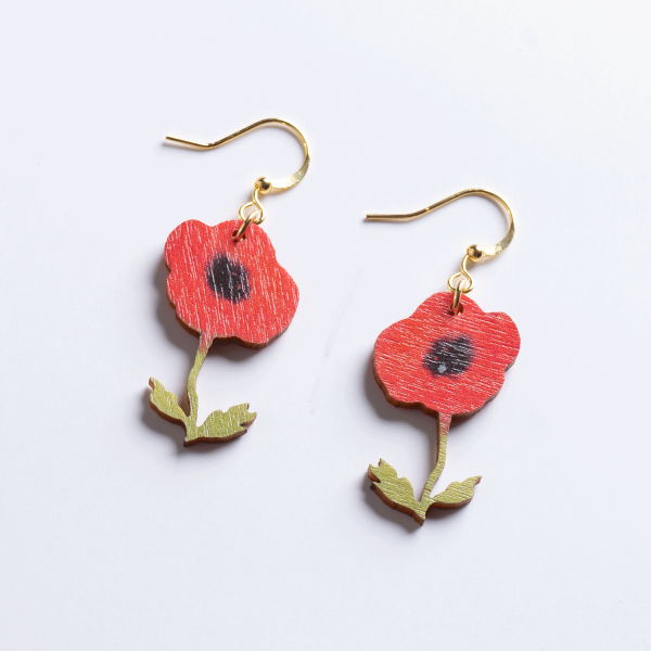 RED POPPY korvakorut