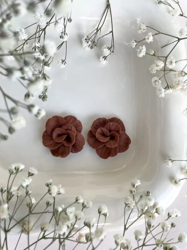 NEELA korvakorut, ruskea